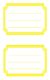 Avery Zweckform Z-Design No. 59689 öntapadó füzet matrica - sárga színű kerettel - kiszerelés: 6 ív / csomag (Avery Z-Design 59689)