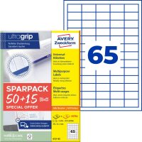 Avery Zweckform 6121-65 nyomtatható öntapadós etikett címke