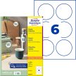Avery Zweckform 6229-10 kör alakú nyomtatható öntapadós etikett címke