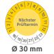 Avery Zweckform 6934 biztonsági hitelesítő címke Nächster Prüftermin felirattal
