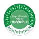 Avery Zweckform 6977-2020 biztonsági hitelesítő címke Geprüft nach DGUV Vorschrift 3 felirattal