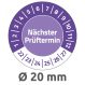 Avery Zweckform 6989-2022 biztonsági hitelesítő címke Nächster Prüftermin felirattal