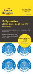 Avery Zweckform 6995-2019 biztonsági hitelesítő címke Elektro Check, Geprüft nach ÖVE felirattal