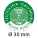 Avery Zweckform 6995-2020 biztonsági hitelesítő címke Elektro Check, Geprüft nach ÖVE felirattal