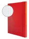 Avery Zweckform Notizio No. 7035 négyzethálós spirálfüzet A4-es méretben, piros színű műanyag borítóval (Avery 7035)
