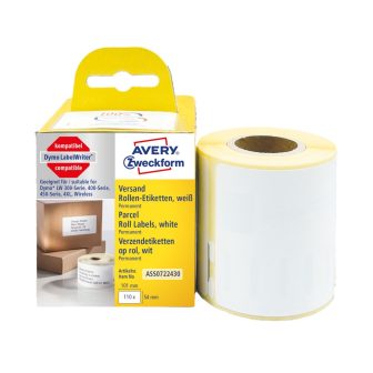 Avery Zweckform ASS0722430 címkenyomtatóval nyomtatható tekercses öntapadós címzés címke