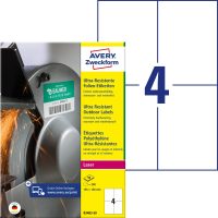 Avery Zweckform B3483-50 nyomtatható öntapadós ultra ellenálló etikett címke