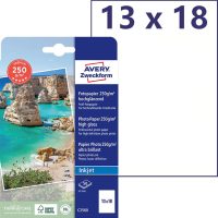 Avery Zweckform C2560 tintasugaras nyomtatóval nyomtatható prémium minőségű egyoldalas fotópapír