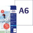   Avery Zweckform No. C2570-100 tintasugaras 100 x 150 mm (A6) méretű, 180 g -os hagyományos fényes fotópapír - 100 ív / doboz (Avery C2570-100)