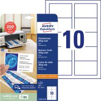 Avery Zweckform C32010-10 univerzálisan nyomtatható kétoldalas névjegykártya