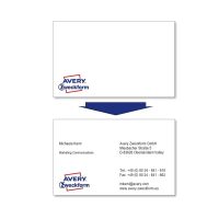 Avery Zweckform C32011-500 univerzálisan nyomtatható egyoldalas névjegykártya