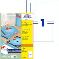 Avery Zweckform C32250-25 nyomtatható CD-tok betétlap