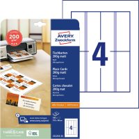 Avery Zweckform C32253-25 univerzálisan nyomtatható kétoldalas ültetőkártya