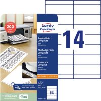 Avery Zweckform C32258-25 univerzálisan nyomtatható kétoldalas polccímke