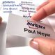 Avery Zweckform DPC7434A-10 nyomtatható névkitűző betétlap