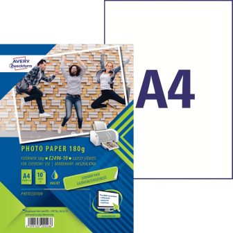 Avery Zweckform E2496-10 tintasugaras nyomtatóval nyomtatható egyoldalas fotópapír