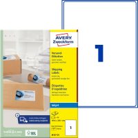 Avery Zweckform J8167-25 nyomtatható öntapadós csomag címke tintasugaras nyomtatóhoz