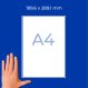 Avery Zweckform J8167-25 nyomtatható öntapadós csomag címke tintasugaras nyomtatóhoz