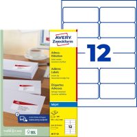 Avery Zweckform J8177-25 nyomtatható öntapadós címzés címke tintasugaras nyomtatóhoz