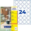 Avery Zweckform L3415-10 kör alakú nyomtatható öntapadós etikett címke