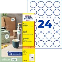 Avery Zweckform L3415-10 kör alakú nyomtatható öntapadós etikett címke