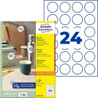Avery Zweckform L3415-100 kör alakú nyomtatható öntapadós etikett címke