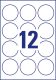 Avery Zweckform L3416-100 kör alakú nyomtatható öntapadós etikett címke