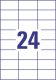 Avery Zweckform L4718-20 nyomtatható öntapadós időjárásálló etikett címke