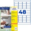 Avery Zweckform L4736REV-10 nyomtatható öntapadós visszaszedhető etikett címke Avery Zweckform L4736REV-10 nyomtatható öntapadós visszaszedhető etikett címke