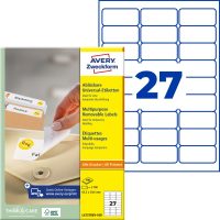 Avery Zweckform L4737REV-100 nyomtatható öntapadós visszaszedhető etikett címke