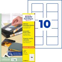 Avery Zweckform L4738REV-25 nyomtatható öntapadós visszaszedhető etikett címke