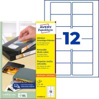 Avery Zweckform L4742REV-25 nyomtatható öntapadós visszaszedhető etikett címke