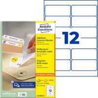 Avery Zweckform L4743REV-25 nyomtatható öntapadós visszaszedhető etikett címke