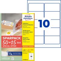 Avery Zweckform L4744REV-65 nyomtatható öntapadós visszaszedhető etikett címke