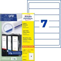 Avery Zweckform L4760-25 nyomtatható öntapadós iratrendező címke