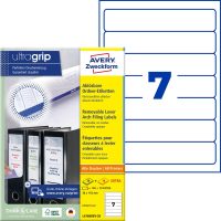 Avery Zweckform L4760REV-20 nyomtatható öntapadós iratrendező címke