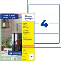 Avery Zweckform L4761-10 nyomtatható öntapadós iratrendező címke