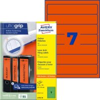 Avery Zweckform L4762-20 nyomtatható öntapadós iratrendező címke