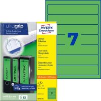 Avery Zweckform L4764-20 nyomtatható öntapadós iratrendező címke