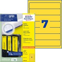 Avery Zweckform L4765-20 nyomtatható öntapadós iratrendező címke