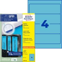 Avery Zweckform L4767-20 nyomtatható öntapadós iratrendező címke
