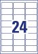 Avery Zweckform L4773-100 nyomtatható öntapadós időjárásálló etikett címke