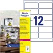 Avery Zweckform L4776-20 nyomtatható öntapadós időjárásálló etikett címke