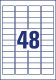 Avery Zweckform L4778-8 nyomtatható öntapadós időjárásálló etikett címke