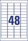 Avery Zweckform L4778REV-8 nyomtatható öntapadós időjárásálló etikett címke