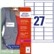 Avery Zweckform L4784-20 textilre ragasztható nyomtatható öntapadós névcímke