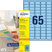 Avery Zweckform L4791-20 nyomtatható öntapadós visszaszedhető színes etikett címke
