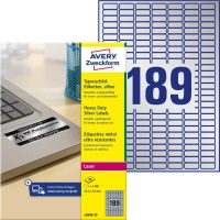 Avery Zweckform L6008-20 nyomtatható öntapadós ezüst ipari etikett címke