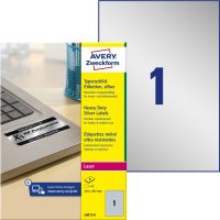Avery Zweckform L6013-8 nyomtatható öntapadós ezüst ipari etikett címke