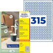 Avery Zweckform L6019REV-25 kör alakú nyomtatható öntapadós etikett címke